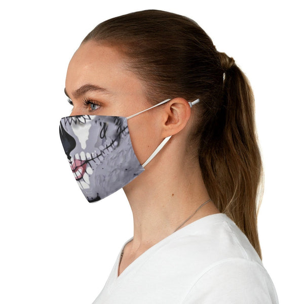 Day of The Dead Face Mask  Realistic   Fabric Mask for adults,kids. Reusable Washable, Thoughtful Funny Valentine&#39;s Gift