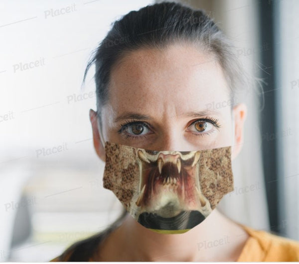 Alien Monster Predator Face Mask,Realistic mask,Adults/kids/Washable with Nose wire,Thoughtful gifts,cute Funny Valentine&#39;s Gifts for him