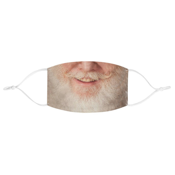Smiling Santa,Grandpa/ Man with Beard Face Mask  Realistic   /. Washable,Funny Valentine Gift,Mask Gifts for Him