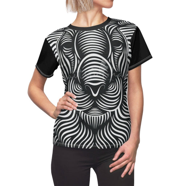 3D LionHead Vortex Optical Illusion Unisex crewneck t-shirts,New Year,birthday/christmas/Anniversary//Valentine/Friends/2022 gifts