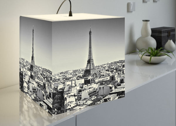 Sydney-Paris Skylines, 3D Printed Square Cube Lamp,Contemporary/Modern/Trendy Light/Home Decor Gifts, Stackable Lights