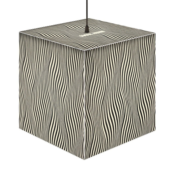 Style1- Hypnotic,Optical/Psychedelic Art Printed Square Cube Lamp/Contemporary/Modern/Trendy Light Feature/Home Decor Gifts, stackable