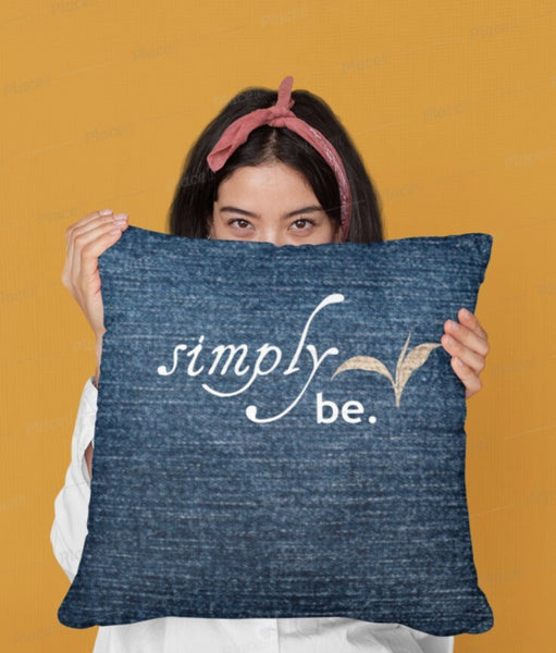 Simply Be, 3D Print Cushion & Cover  Trendy Stylish home decor,Christmas,Birthday/Graduation/Anniversary Gifts
