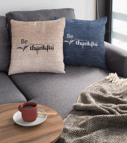 Be Thankful, 3D Print Cushion & Cover  Trendy Stylish homedecor,Christmas,Birthday/Graduation/Anniversary Gift