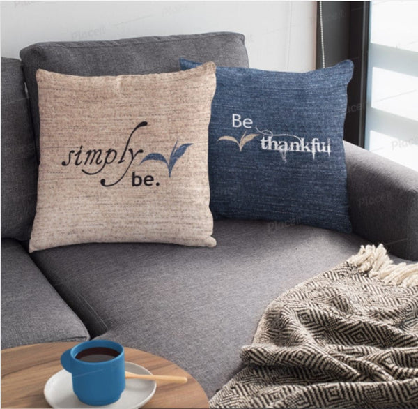 Be Thankful, 3D Print Cushion & Cover  Trendy Stylish homedecor,Christmas,Birthday/Graduation/Anniversary Gift
