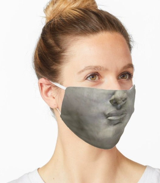 Michael Angelo&#39;s David Face Mask  Realistic,Adults/kids/Washable/Adjustable strap with fitted Nose wire,Funny Valentine Gift