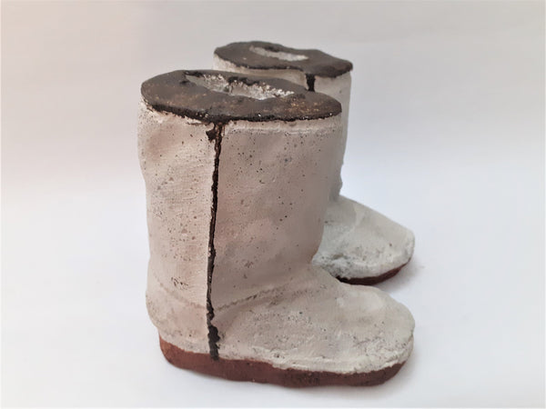Ugg Baby Boots Concrete Planter |Succulents Cactus Pot |Cement Plant Pot | Home Decor | Housewarming |Mother&#39;s Day| Birthday Gift