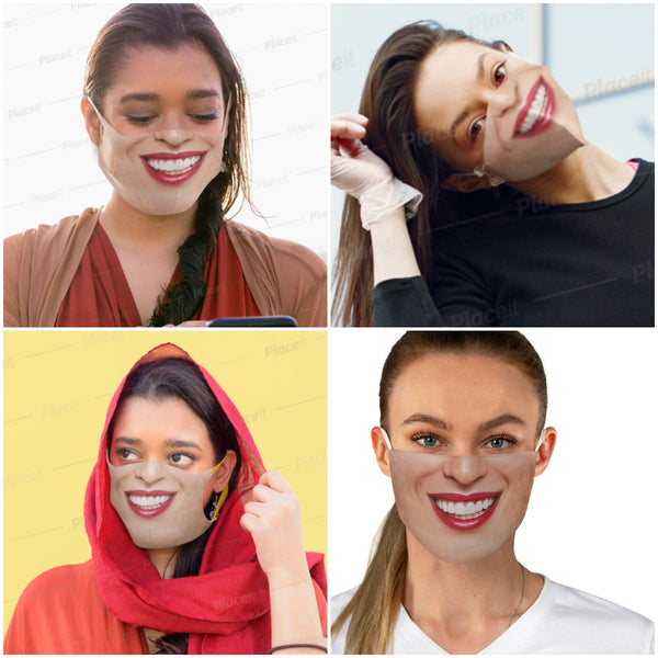 9 Set Red Lip Smiles-Realistic Face Mask,Washable,Cute Thoughtful Funny Gifts for Her/Him,Valentine&#39;s Gift,Birthday Gift,Mother&#39;s Day gift