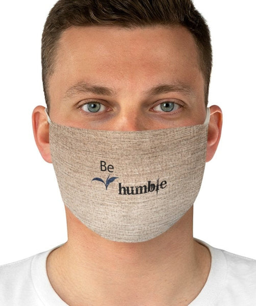 Be Humble Denim,Fleece Look  Realistic Washable  Fabric Mask for adults/kids. Reusable Washable, Thoughtful Funny Valentine&#39;s Gift