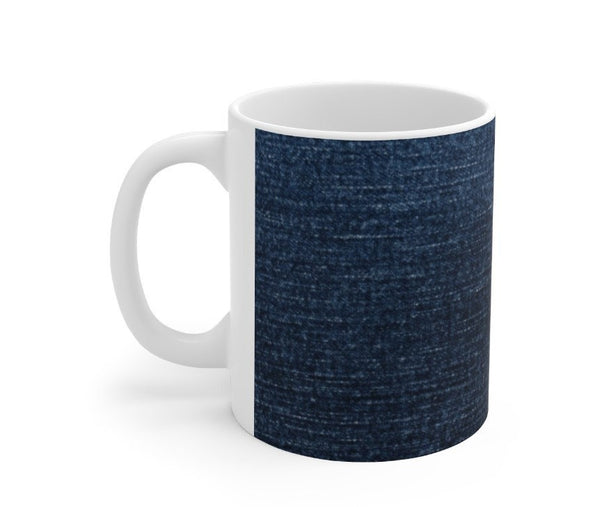 Personalized Gift Mug, Personalized  mug, Canvas/Denim Look, Personalized Valentine&#39;s Day Gift,gifts for all occasion,cute Mugs gift,