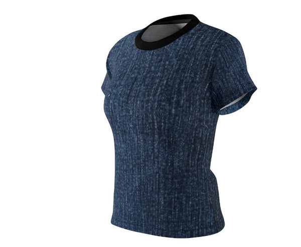 Personalized T-shirt, Denim look Lightweight 3D Printed,  Unisex T-shirt,husband,wife/gf/bf/grans/dad/mom/bday/christmas gift