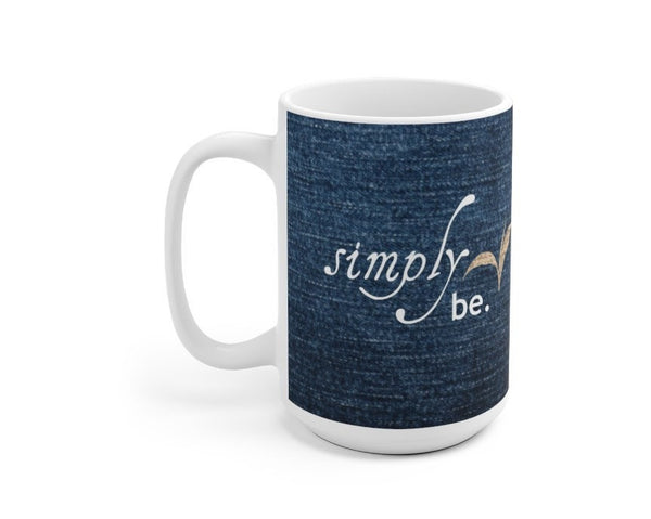 Simply be thankful, Canvas Fabric Look Inspirational Mug,Microwave,Dishwasher  safe,Thanksgiving/graduation/bday/christmas gifts