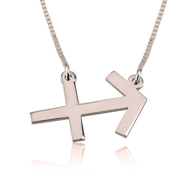 Sagittarius Zodiac Sign Pendant Necklace - Sterling Silver,24K Gold/Rose Gold Plating, Valentine/Birthday/Anniversary/Friends Gift