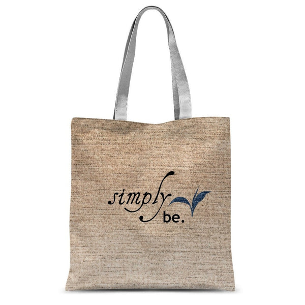 2side Printed Classic Tote Bag, printed Simply Be Kind, Christmas,Thanksgiving/Birthday/Anniversary/Holiday gift/Denim/Suede Look