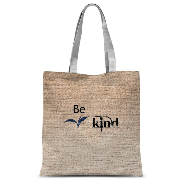 2side Printed Classic Tote Bag, printed Simply Be Kind, Christmas,Thanksgiving/Birthday/Anniversary/Holiday gift/Denim/Suede Look