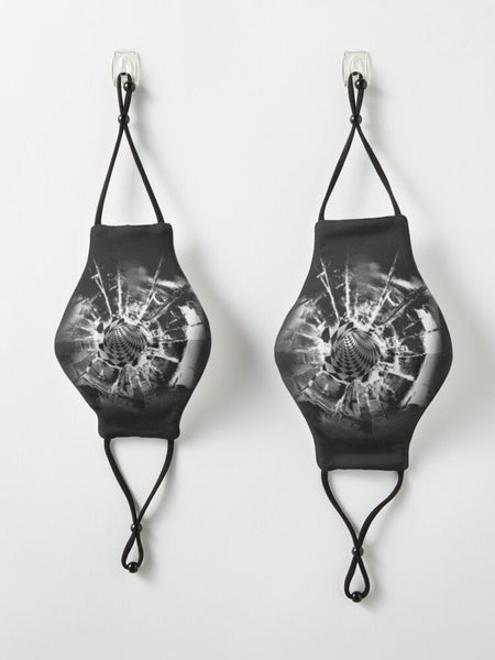Bullet hole Vortex Realistic Optical illusion, Adjustable,Washable,adults,kids,Gifts for Valentine&#39;s,Halloween,Birthday,Party,Housewarming