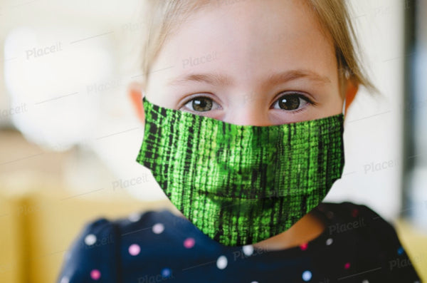 Binary Matrix Printed Face Mask, Realistic Mask ,Adults/kids/Washable with Fitted Nose wire,Thoughtful gifts,Funny Valentine&#39;s Gifts for Him