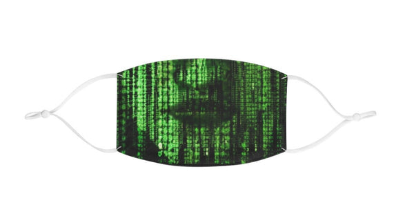 Binary Matrix Printed Face Mask, Realistic Mask ,Adults/kids/Washable with Fitted Nose wire,Thoughtful gifts,Funny Valentine&#39;s Gifts for Him