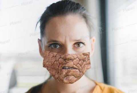Popular Movie Fant 4 The Thing,Rock Halloween Face Mask, Realistic mask,Adults,kids,Washable,Adjustable with Nose wire,Funny Valentine Gifts