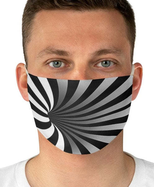 6 Vortex Illusion Optics Psychedelic Hypnotic Face Mask  Realistic  Fabric Mask for adults,kids. Reusable Washable,Funny Valentine&#39;s Gift