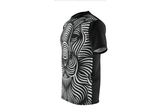 3D LionHead Vortex Optical Illusion Unisex crewneck t-shirts,New Year,birthday/christmas/Anniversary//Valentine/Friends/2022 gifts