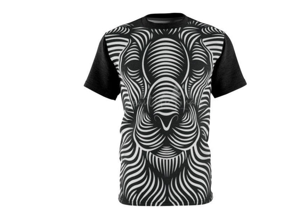 3D LionHead Vortex Optical Illusion Unisex crewneck t-shirts,New Year,birthday/christmas/Anniversary//Valentine/Friends/2022 gifts