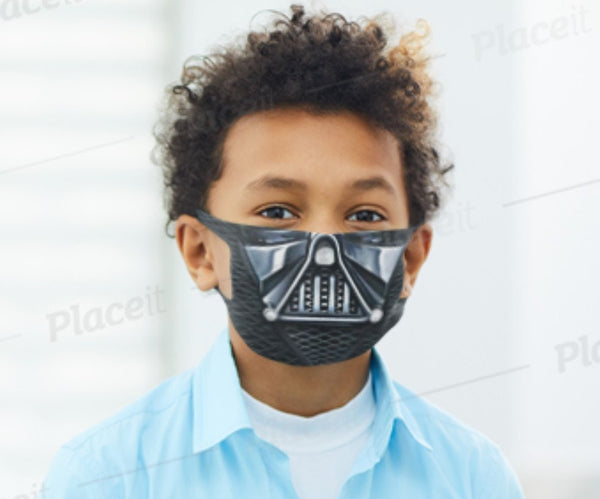 Popular sci-Fi Star D Vader Style Face Mask,Realistic mask,Adults/kids/Washable/Adjustable/Nose wire,Thoughtful gift,Funny Valentine&#39;s Gifts