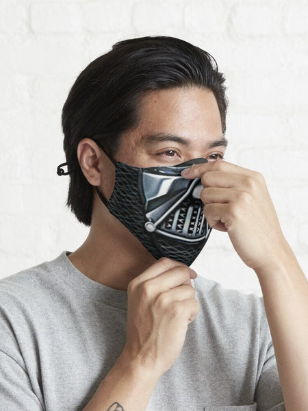 Popular sci-Fi Star D Vader Style Face Mask,Realistic mask,Adults/kids/Washable/Adjustable/Nose wire,Thoughtful gift,Funny Valentine&#39;s Gifts