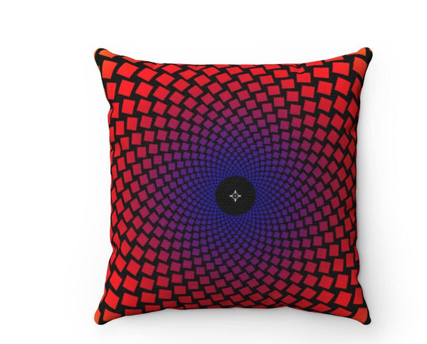 Green Radial Optical illusion Print Cushion & Cover -Linen, Suede, Satin,home decor, Christmas/Thanksgiving/Housewarming/Birthday/Graduation