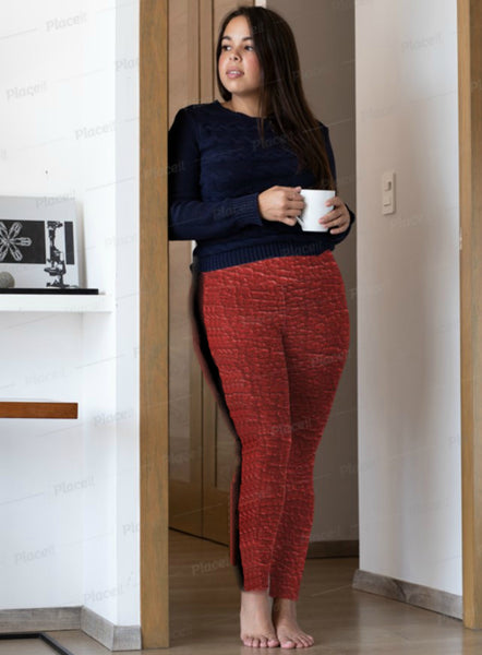 Red Faux Leather Leggings, 3D Printed Women&#39;s Leggings, Christmas,Birthday/Couples/Anniversary/Friends/Any Occasion Gifts