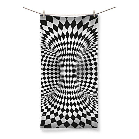 Multi-size Towels, Optical illusion 3D print, Hand, Bath, Beach Towel, Christmas,Thanksgiving/Birthday/Graduation/Housewarming Gift