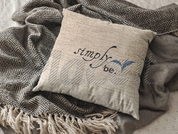 Simply Be, 3D Print Cushion & Cover  Trendy Stylish home decor,Christmas,Birthday/Graduation/Anniversary Gifts