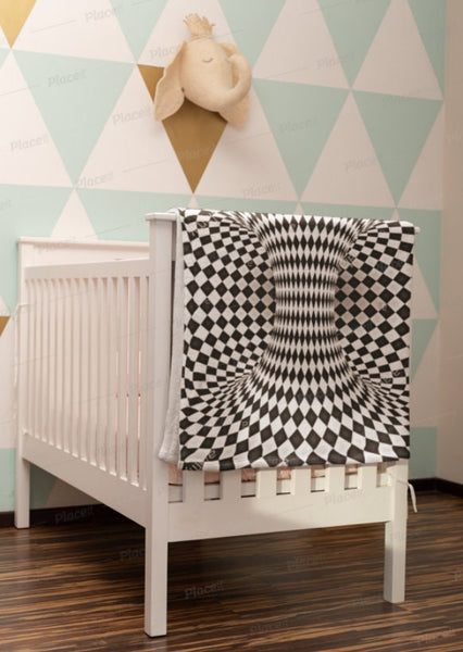Optic Art  Baby Blanket Christmas,Thanksgiving/Housewarming/Baby Shower/Anniversary Gifts