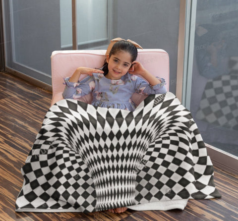 Optic Art  Baby Blanket Christmas,Thanksgiving/Housewarming/Baby Shower/Anniversary Gifts