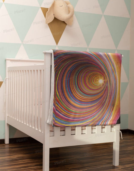 rainbow Baby Blanket  Christmas,Thanksgiving/Housewarming/Baby Shower/Anniversary Gifts