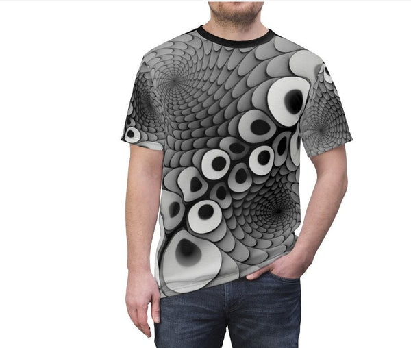 Spider Web Optical illusion  Unisex Printed crewneck t-shirts,New Year,birthday/christmas/Anniversary/Covid/Valentine/Friends/2021 gifts