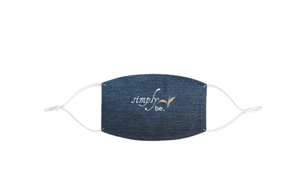Simply Be Denim,Fleece Look  Realistic Washable  Fabric Mask for adults/kids. Reusable Washable, Thoughtful Funny Valentine&#39;s Gift