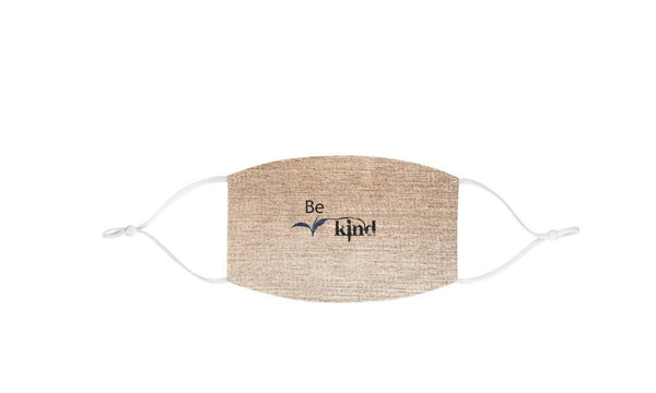 Customizable Be Kind Denim,Fleece Look  Realistic Washable  Fabric Mask for adults,kids. Reusable Washable,Funny Valentine&#39;s Gift
