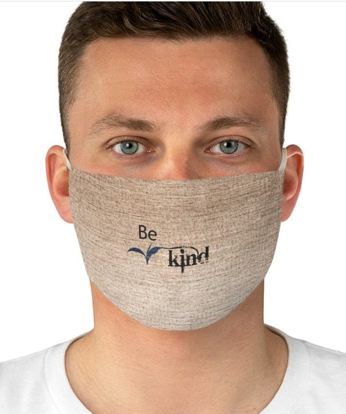 Customizable Be Kind Denim,Fleece Look  Realistic Washable  Fabric Mask for adults,kids. Reusable Washable,Funny Valentine&#39;s Gift