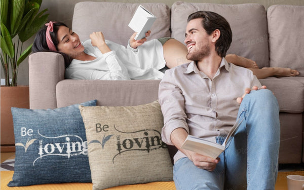 Be Loving, 3D Print Cushion & Cover  Trendy Stylish homedecor,Christmas,Birthday/Graduation/Anniversary Gift