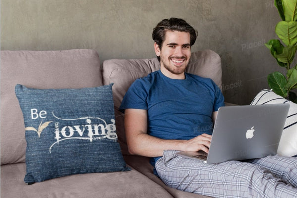 Be Loving, 3D Print Cushion & Cover  Trendy Stylish homedecor,Christmas,Birthday/Graduation/Anniversary Gift