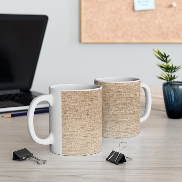 Personalized Gift Mug, Personalized  mug, Canvas/Denim Look, Personalized Valentine&#39;s Day Gift,gifts for all occasion,cute Mugs gift,