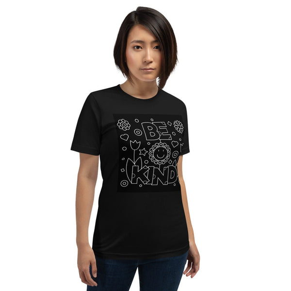 Be Kind. UnisexT-shirt, Kids Unisex Lightweight T-shirt, Black N White Tees, 3D Printed,Anti Covid,Christmas,Thanksgiving/Birthday gift