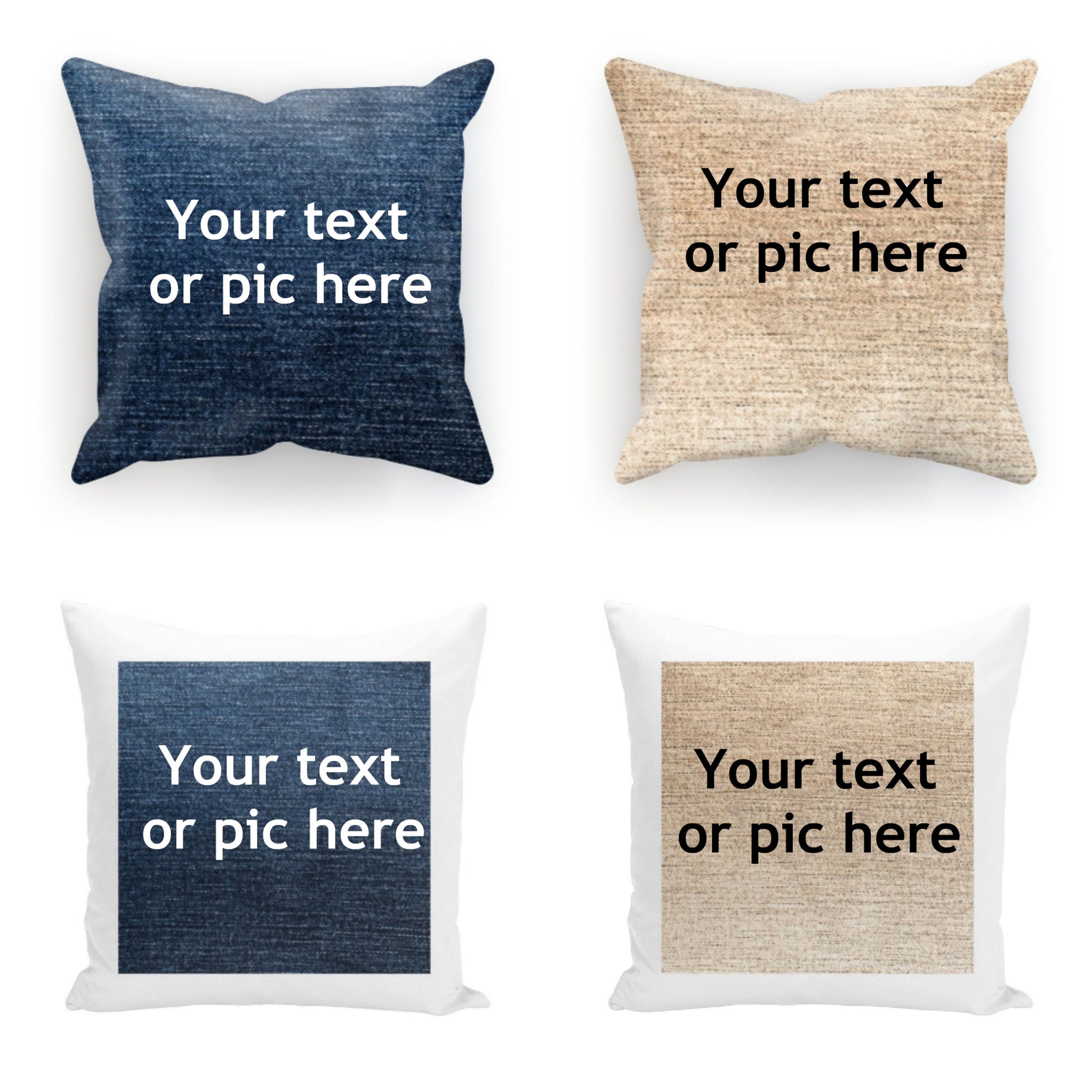 Personalized 3D Print Cushion & Cover in  Canvas, Suede, Satin, Trendy Stylish homedecor,Christmas,Birthday/Graduation/Anniversary Gift