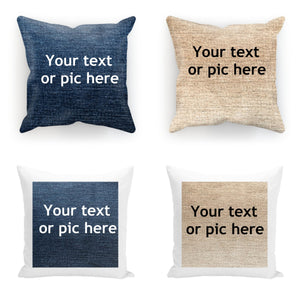 Personalized 3D Print Cushion & Cover in  Canvas, Suede, Satin, Trendy Stylish homedecor,Christmas,Birthday/Graduation/Anniversary Gift