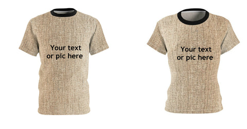 Personalized T-shirt, Canvas Suede look Lightweight 3D Printed,  Unisex T-shirt,husband,wife/gf/bf/grans/dad/mom/bday/christmas gift