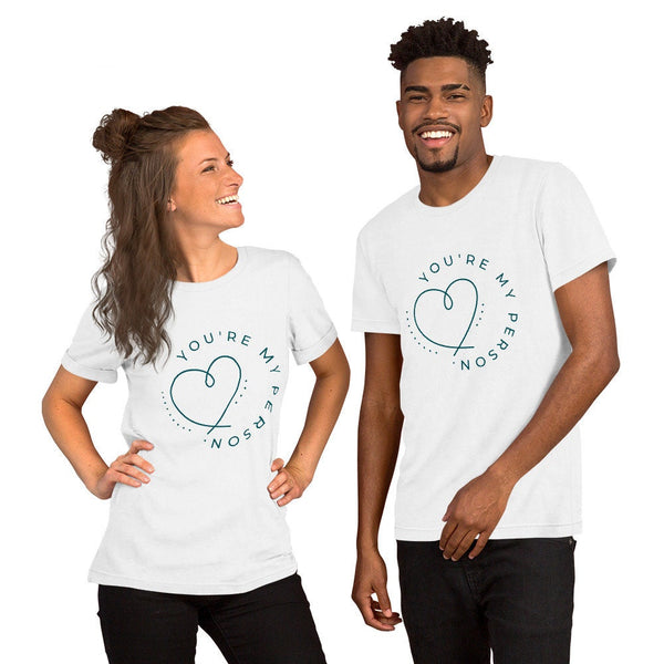 You&#39;re my person, Kids,Adults,Unisex Lightweight/Black N White Tees, 3D Printed,Anti Covid,Christmas/Thanksgiving/Birthday gift
