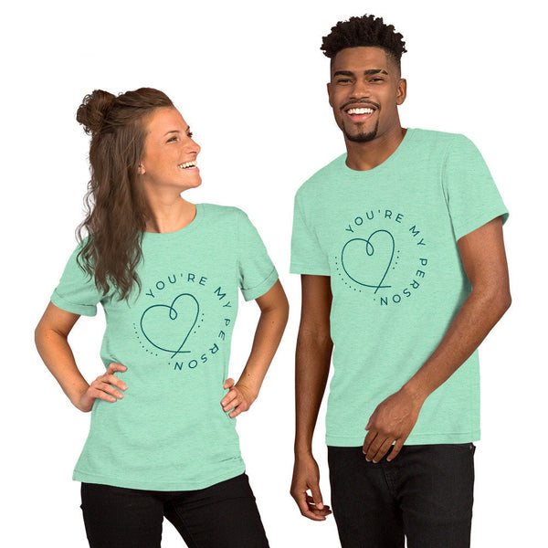 You&#39;re my person, Kids,Adults,Unisex Lightweight/Black N White Tees, 3D Printed,Anti Covid,Christmas/Thanksgiving/Birthday gift