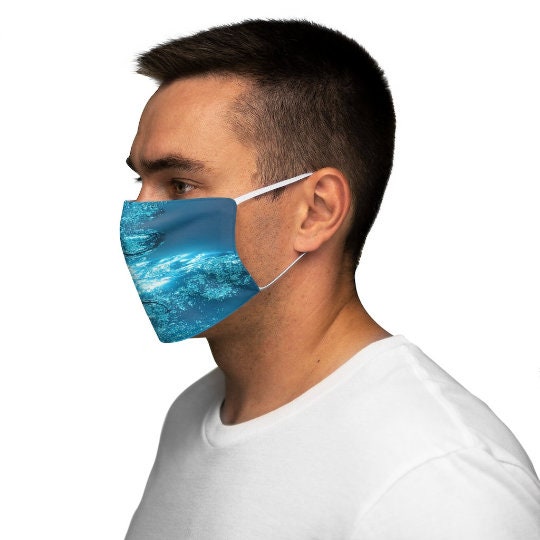 Oceanic Underwater Bubbles Mask,  Realistic  ,Adults/kids/Washable/Adjustable Fitted Nose wire, Thoughtful Funny Valentine&#39;s Gift