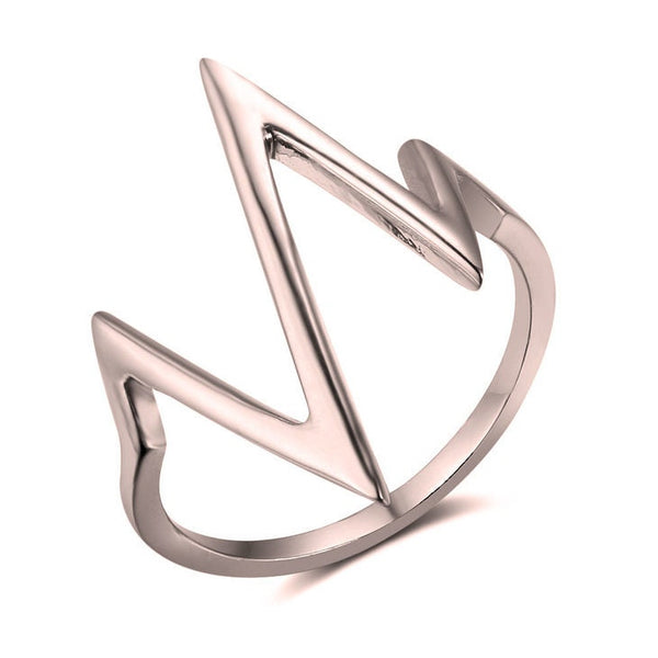 For Her Heartbeat Ring with/out Zirconia,Sterling Silver/24K Gold/Rose Gold,Graduation Gift,Mother&#39;s Day Gift,Birthday Gift,Engagement Gift